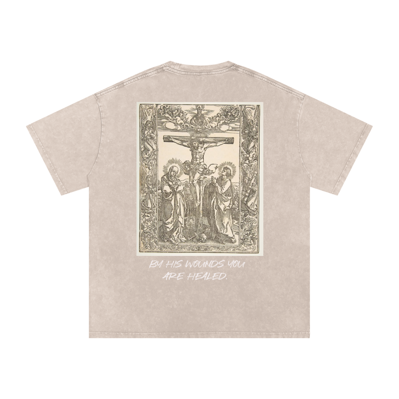 Acid Washed 1516 Christ on cross