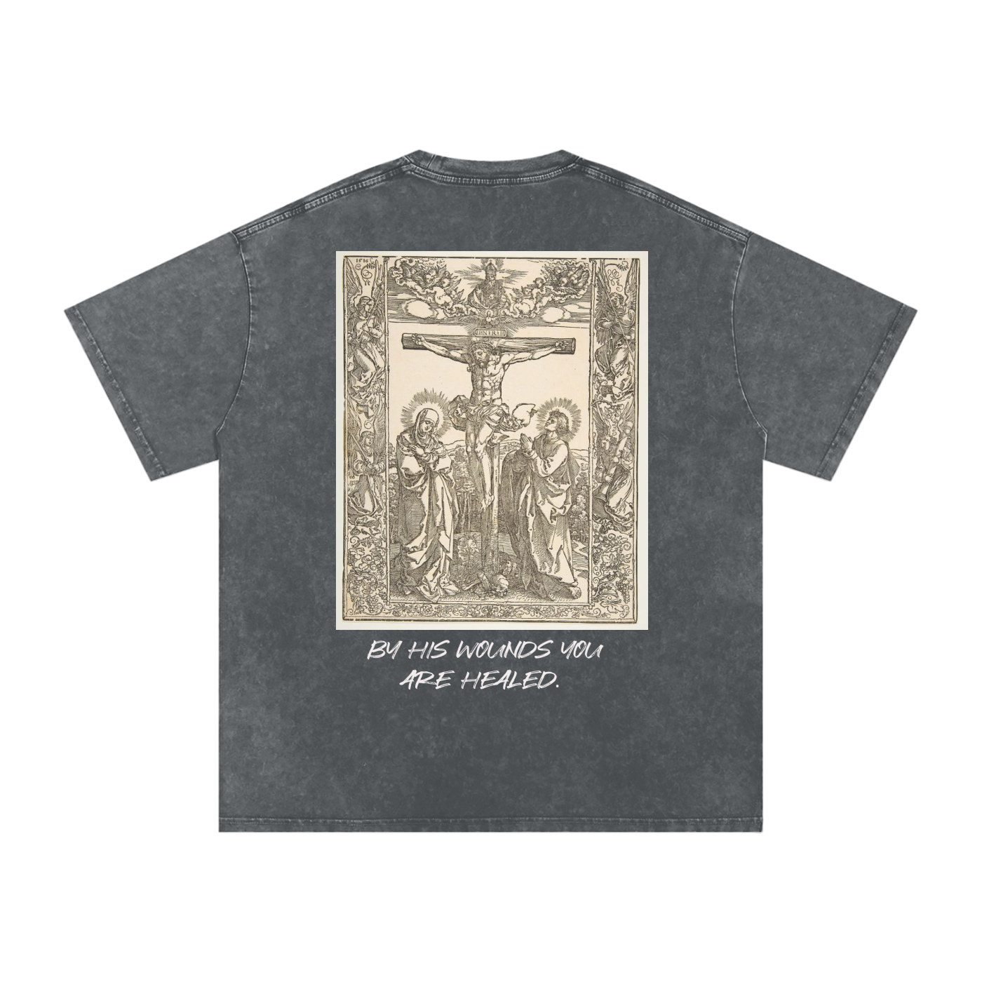 Acid Washed 1516 Christ on cross