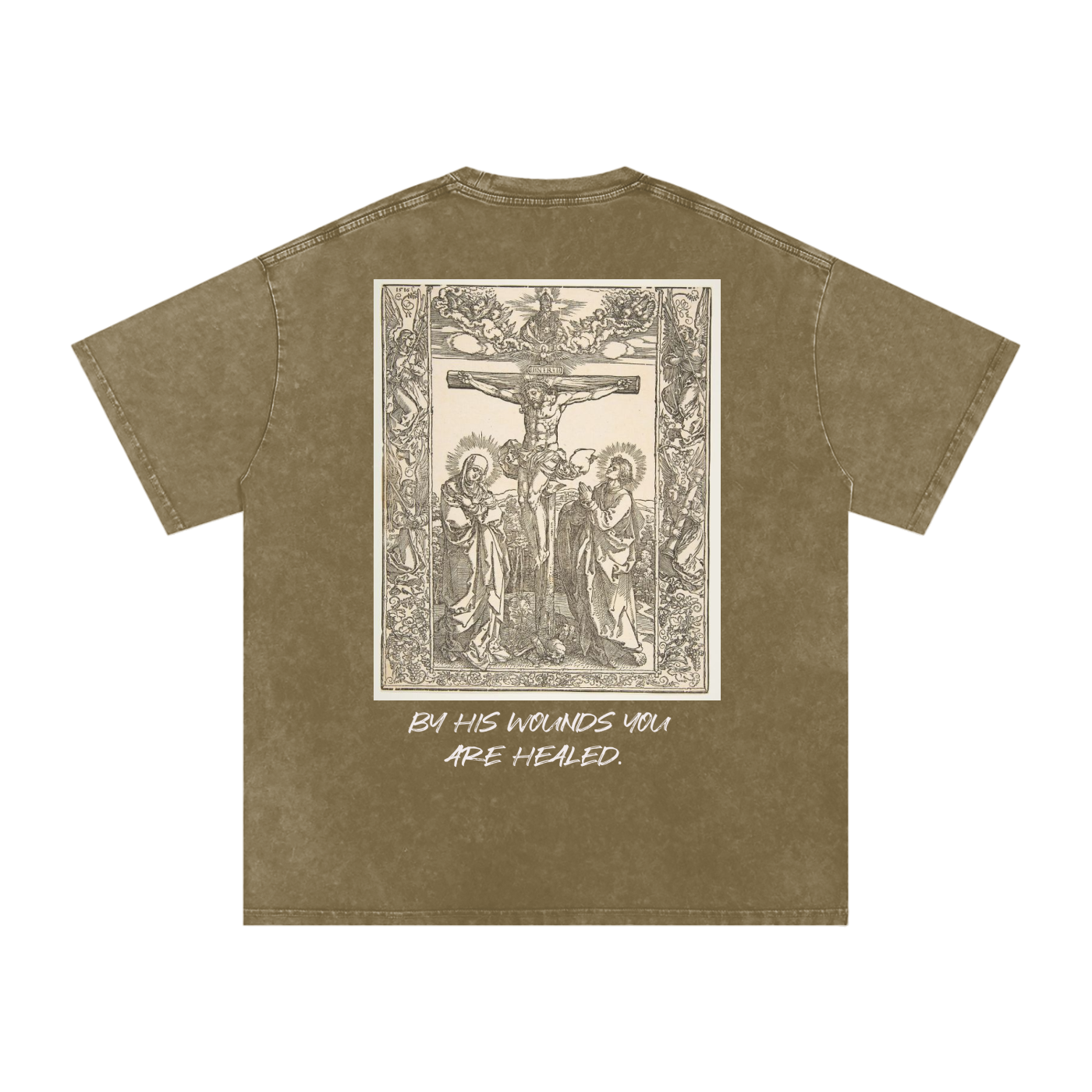 Acid Washed 1516 Christ on cross