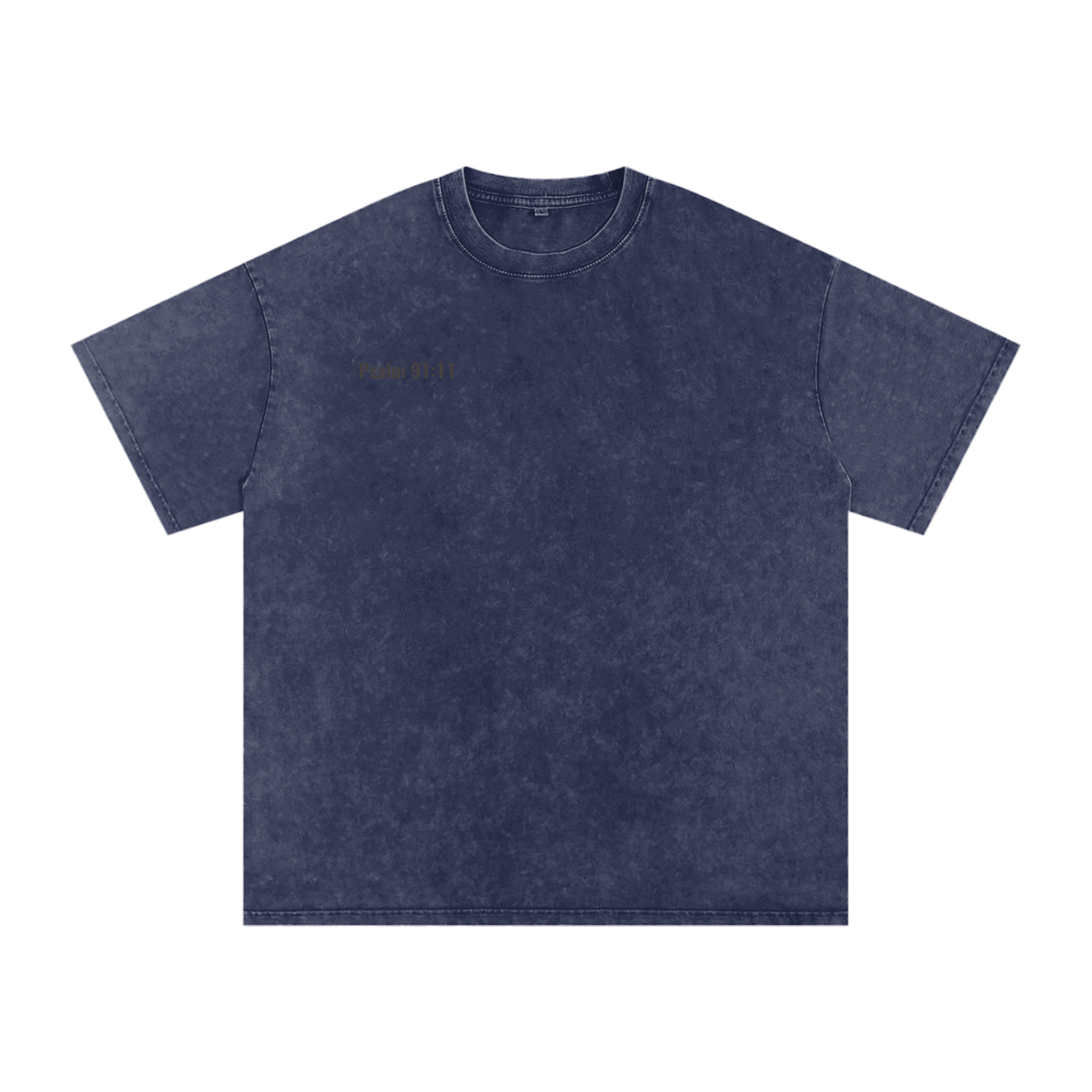 Acid Wash Oversize Psalm 91:11 Tshirt